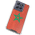 Morocco Flag Distressed Moto G Stylus 5G (2025) Clear Case